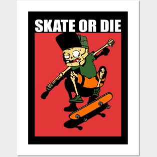 skate or die Posters and Art